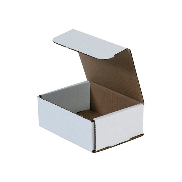 Bsc Preferred 5 x 4 x 2'' White Corrugated Mailers, 50PK BUY00026195 - main